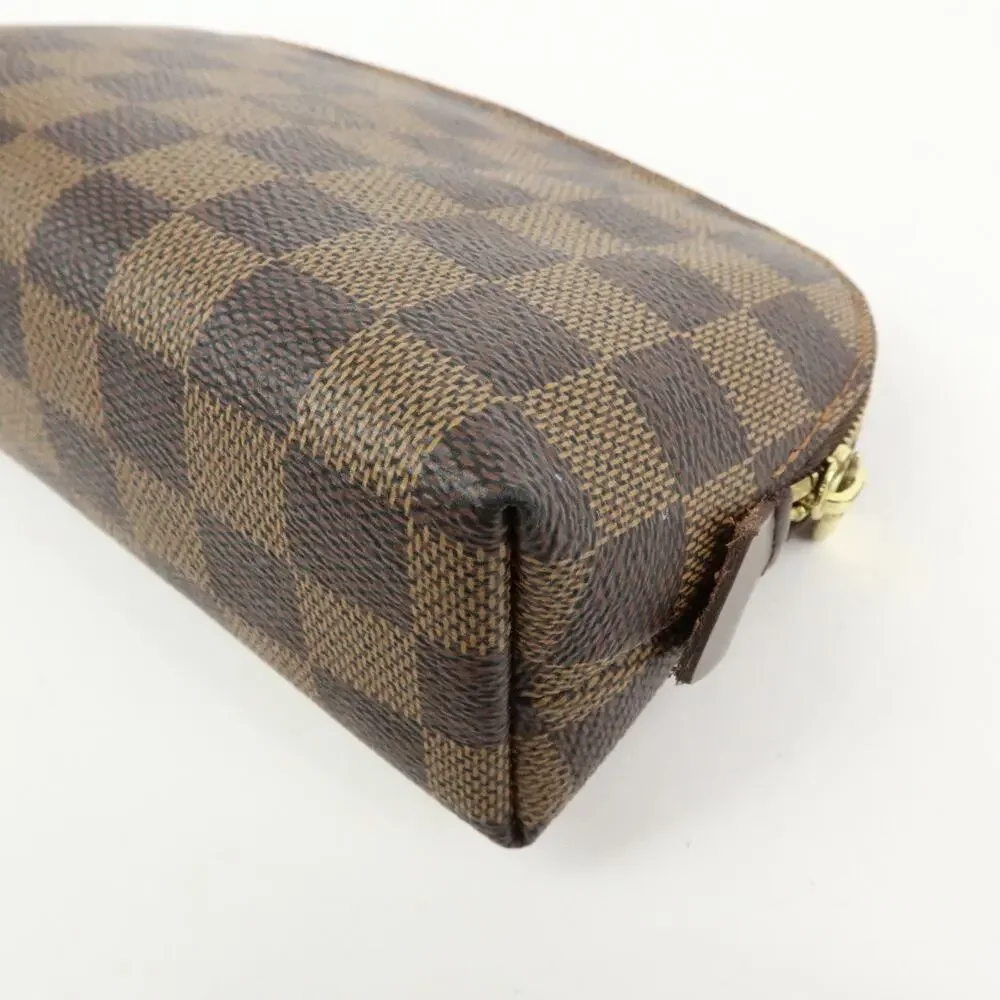 Louis Vuitton Damier Ebene Cosmetic Brown